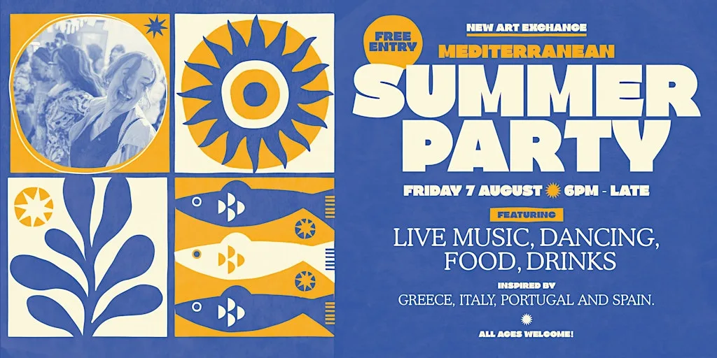 Mediterranean Summer Party at New Art Exchange