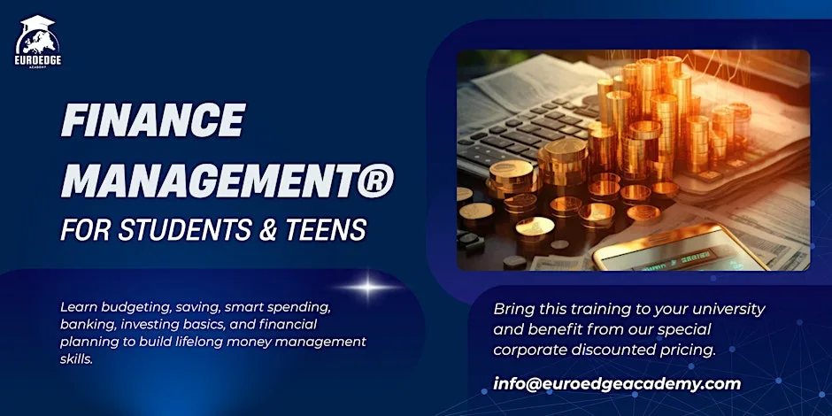 Finance Management for Students & Teens® -1 day Workshop in Liverpool at Regus - Liverpool City Centre