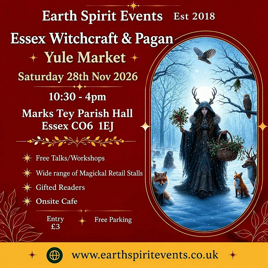 The Orginal Essex Witchcraft & Pagan Yule Market Largest in Essex at Marks Tey Parish Hall