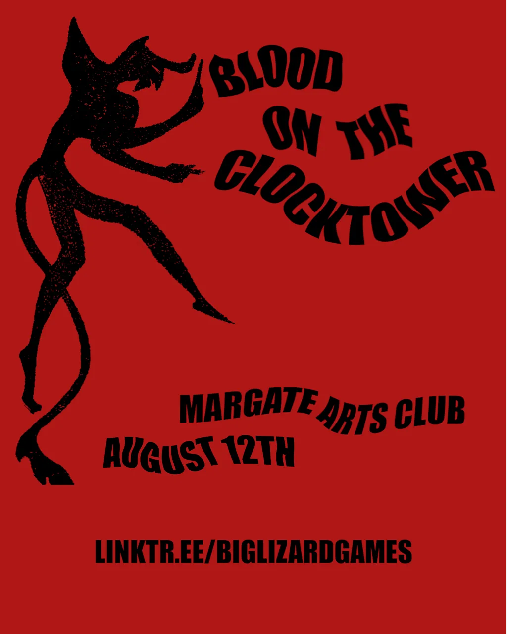 Blood On The Clocktower at Margate Arts Club