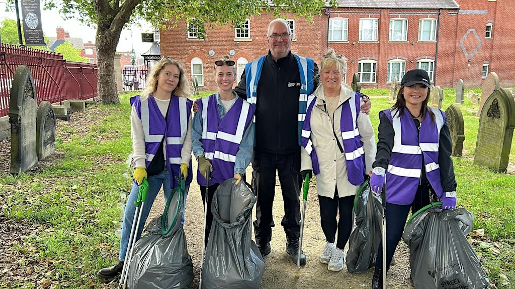 Jewellery Quarter Litter Pick- Birmingham cemeteries at Warstone Lane Cemetery