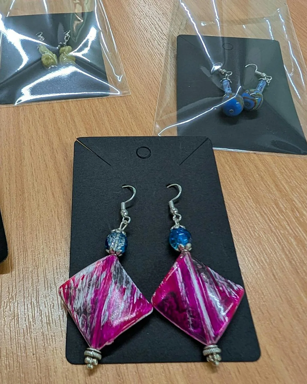 Beaded Earrings with Gia