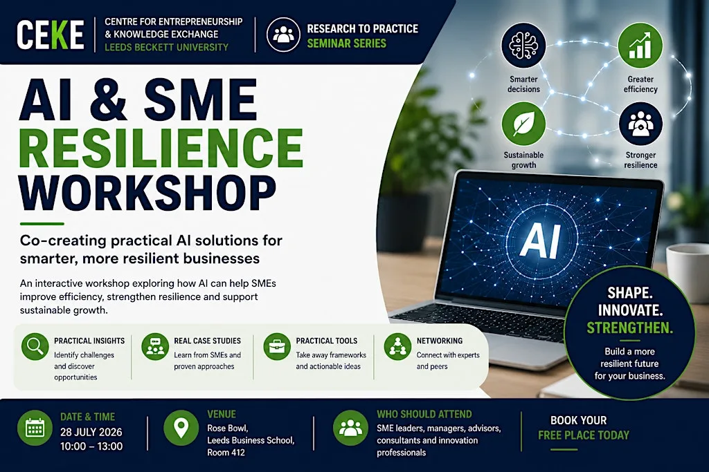 AI & SME Resilience Workshop at Rose Bowl 412