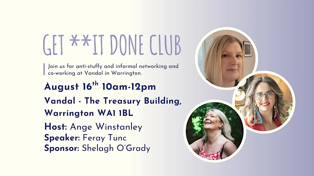 GET **IT DONE CLUB Warrington - August at Treasury Building