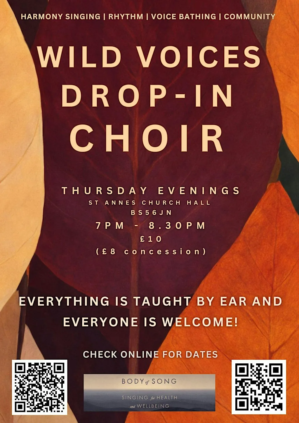 Wild Voices Drop-In Choir at St Anne's Church