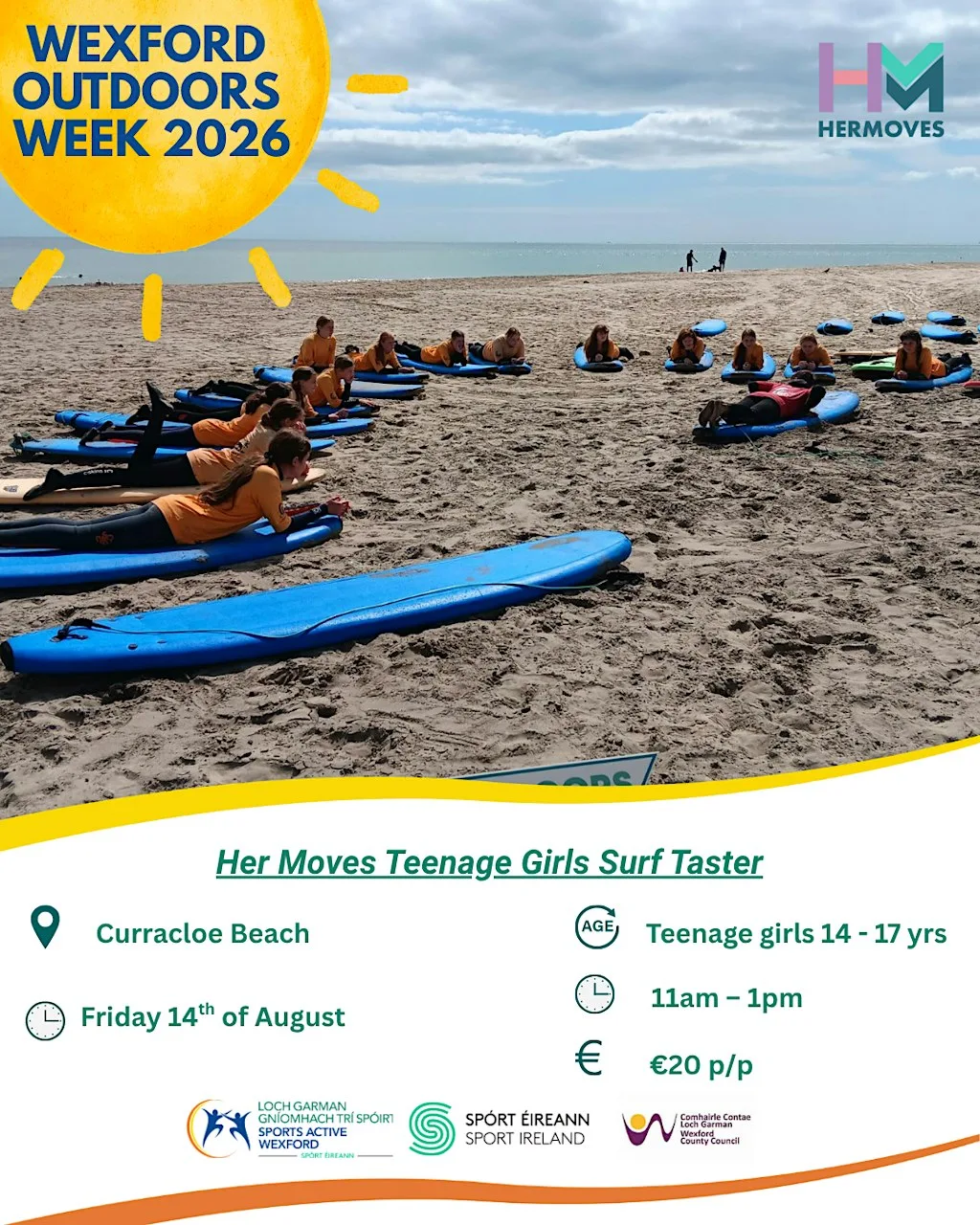 Wexford Outdoors Week - Her Moves Surf Taster Session