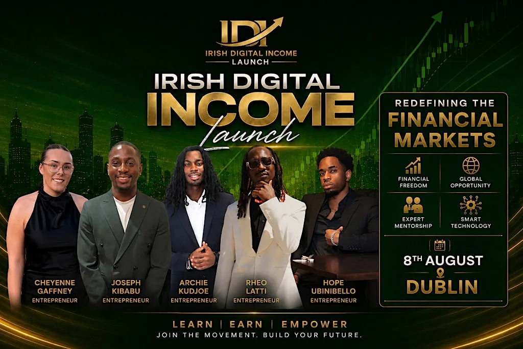 IRISH DIGITAL INCOME LAUNCH | REDEFINING THE FINANCIAL MARKETS at Brooks Hotel