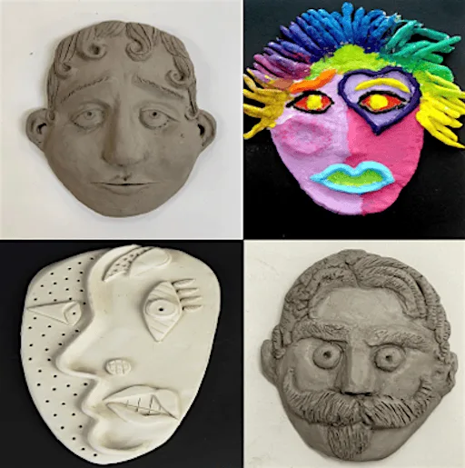 Clay Masks Workshop at Northampton Museum and Art Gallery