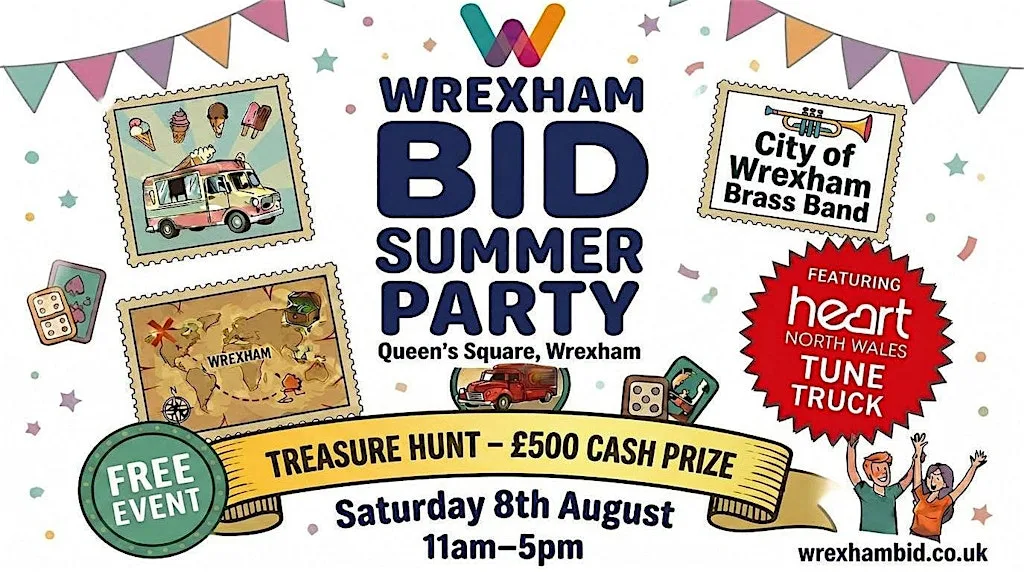 Wrexham BID Summer Party at Queen's Square