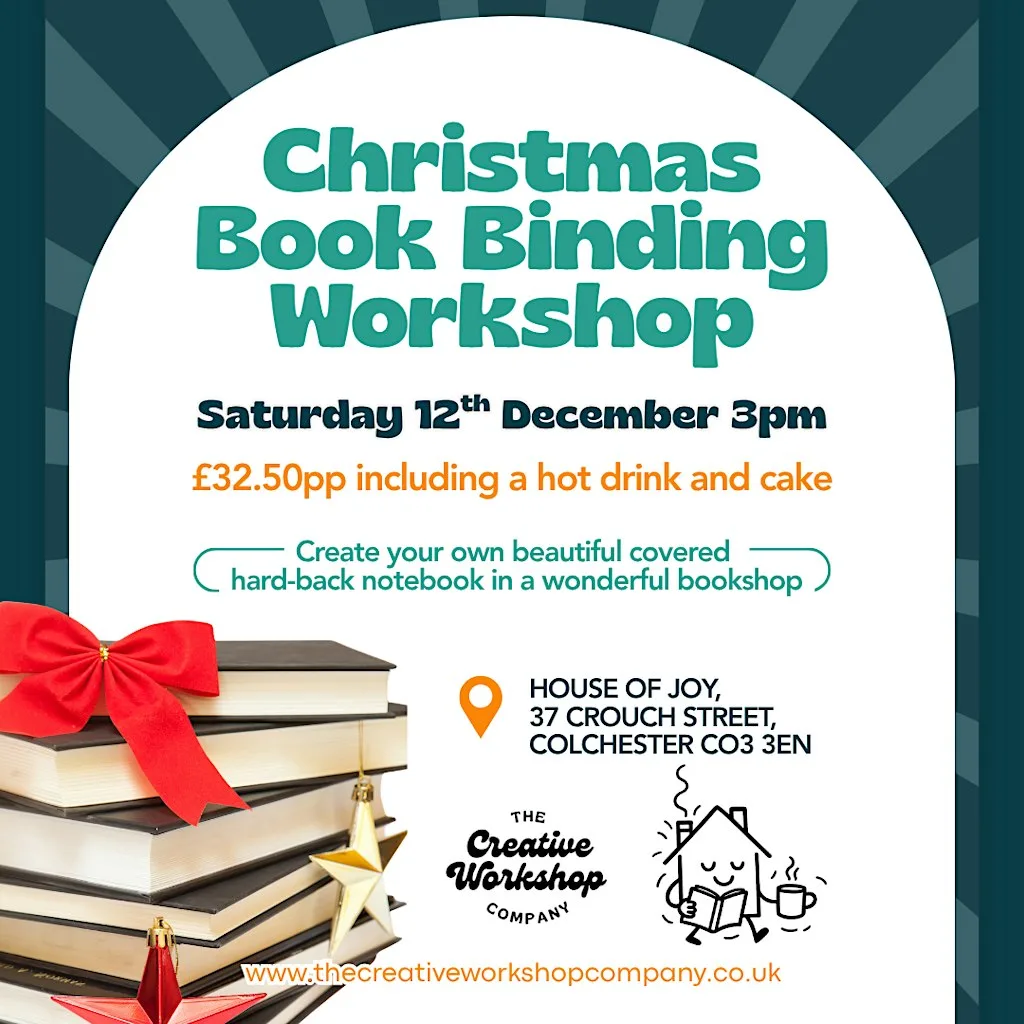Christmas Book Binding Workshop at House Of Joy