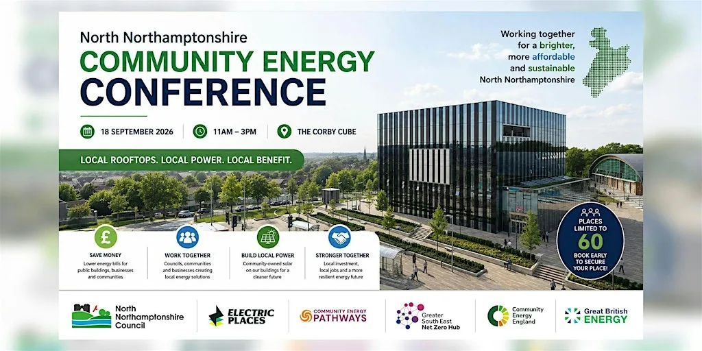 North Northamptonshire Community Energy Conference at The Cube