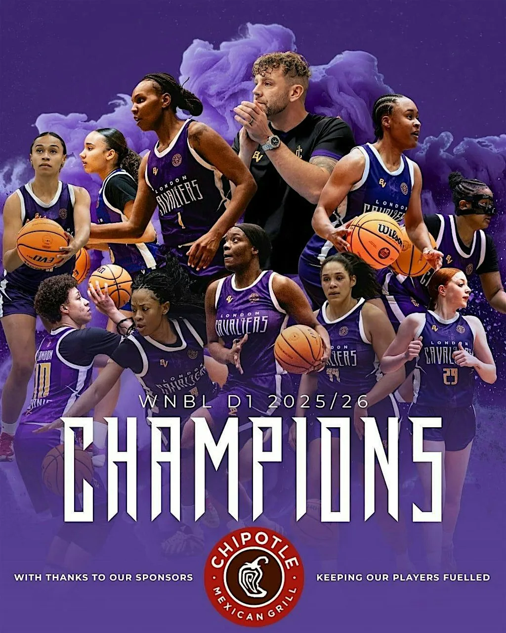 Open Trials - League Champion London Cavaliers Womens D1 and D2 teams
