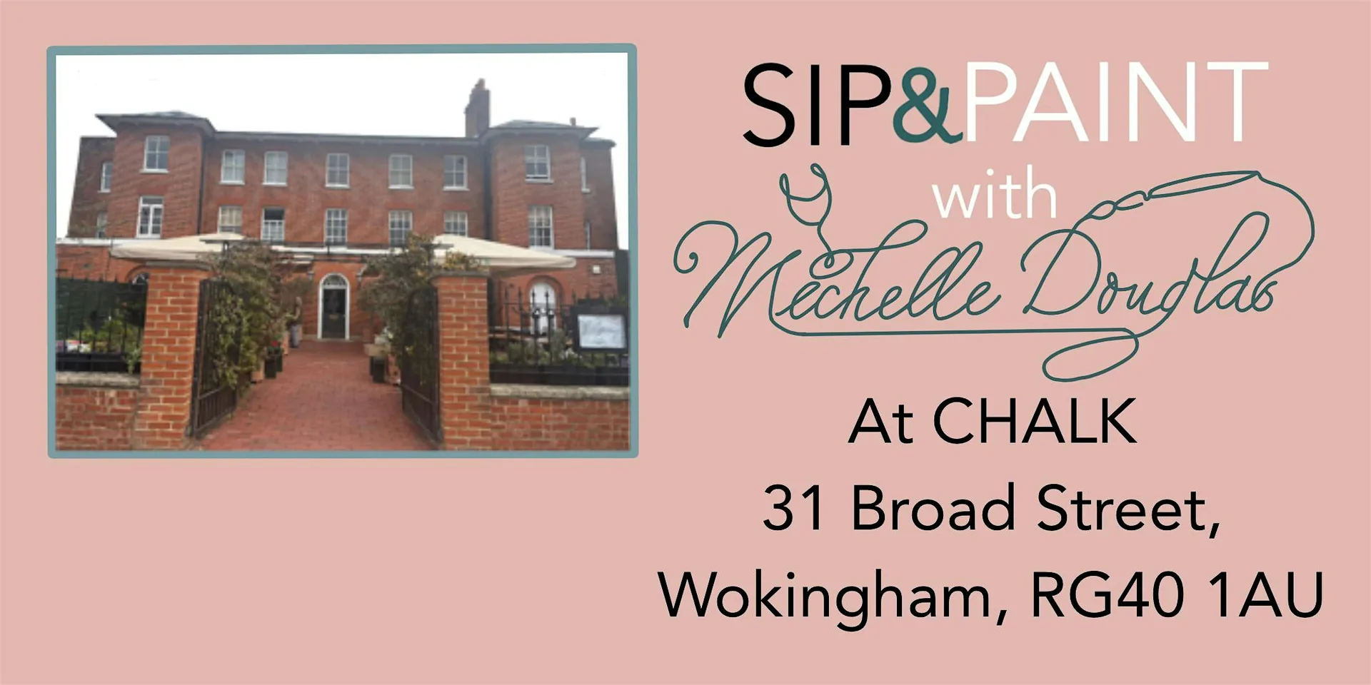 Sip & Paint with Michelle Douglas at Chalk, Wokingham