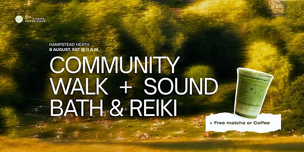 Community walk + sound bath & reiki at Hampstead heath