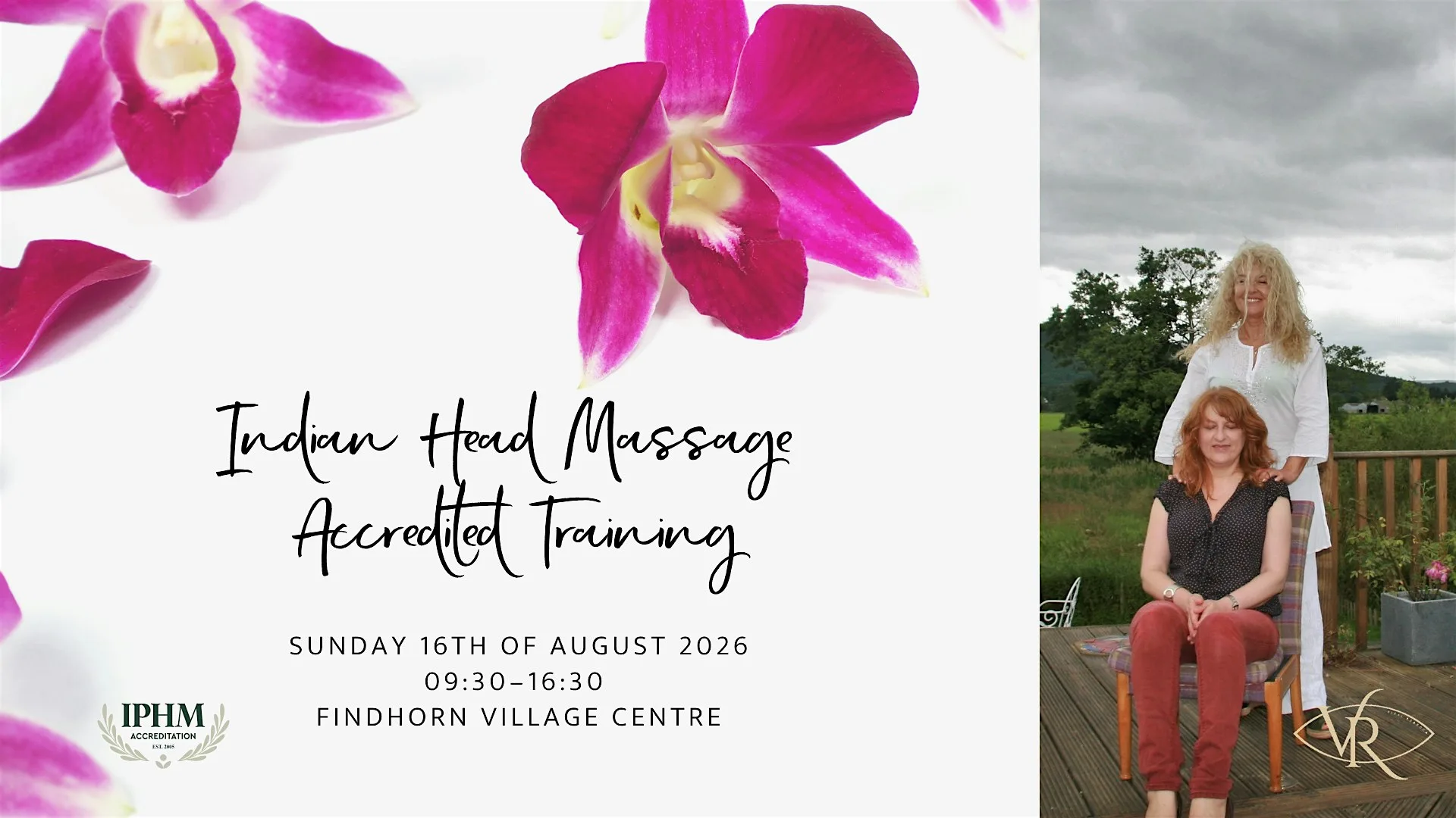Indian Head Massage Training – Findhorn (IPHM Accredited) at The Findhorn Village Centre & Hostel
