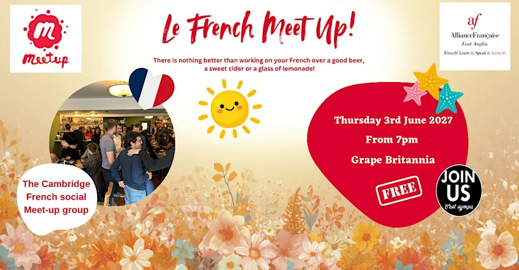 French Meet Up in Cambridge at Grape Britannia