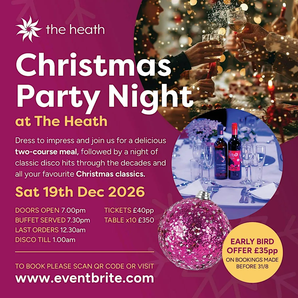 Christmas At The Heath Christmas Party Night at The Heath Business & Technical Park