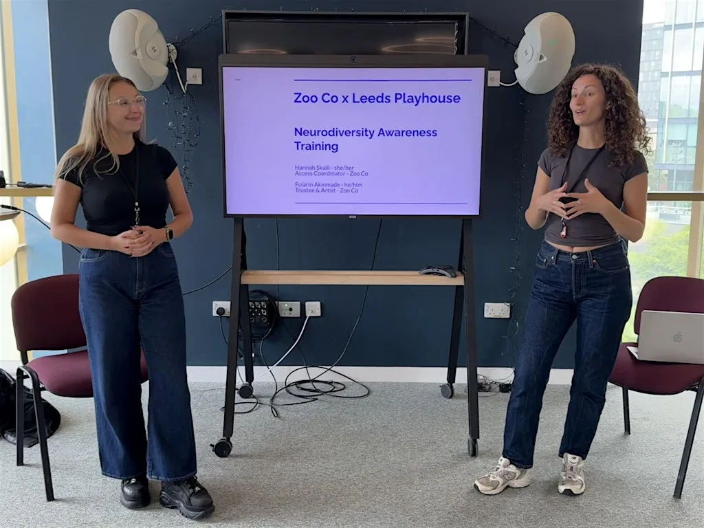 Zoo Co's Neurodiversity Awareness Training for Freelancers at Southwark Playhouse Elephant