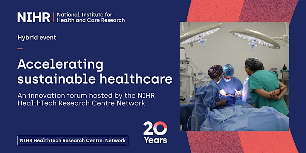 Accelerating sustainable healthcare