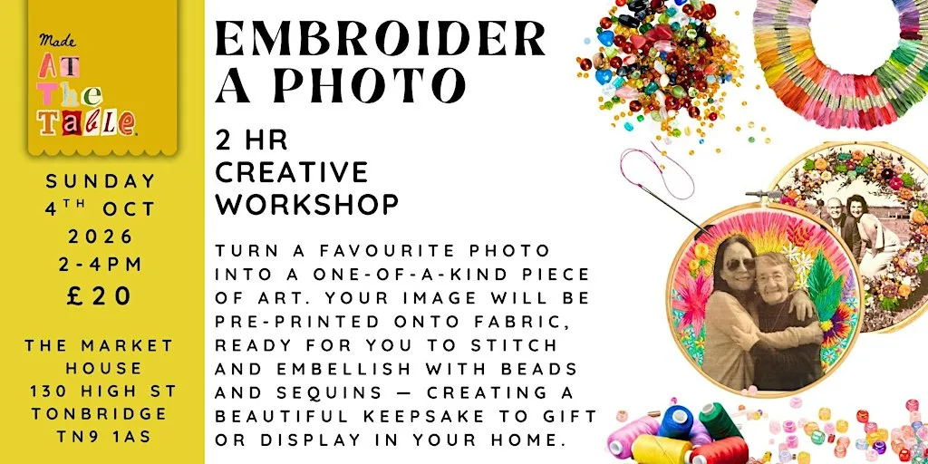 EMBROIDERY A PHOTO WORKSHOP