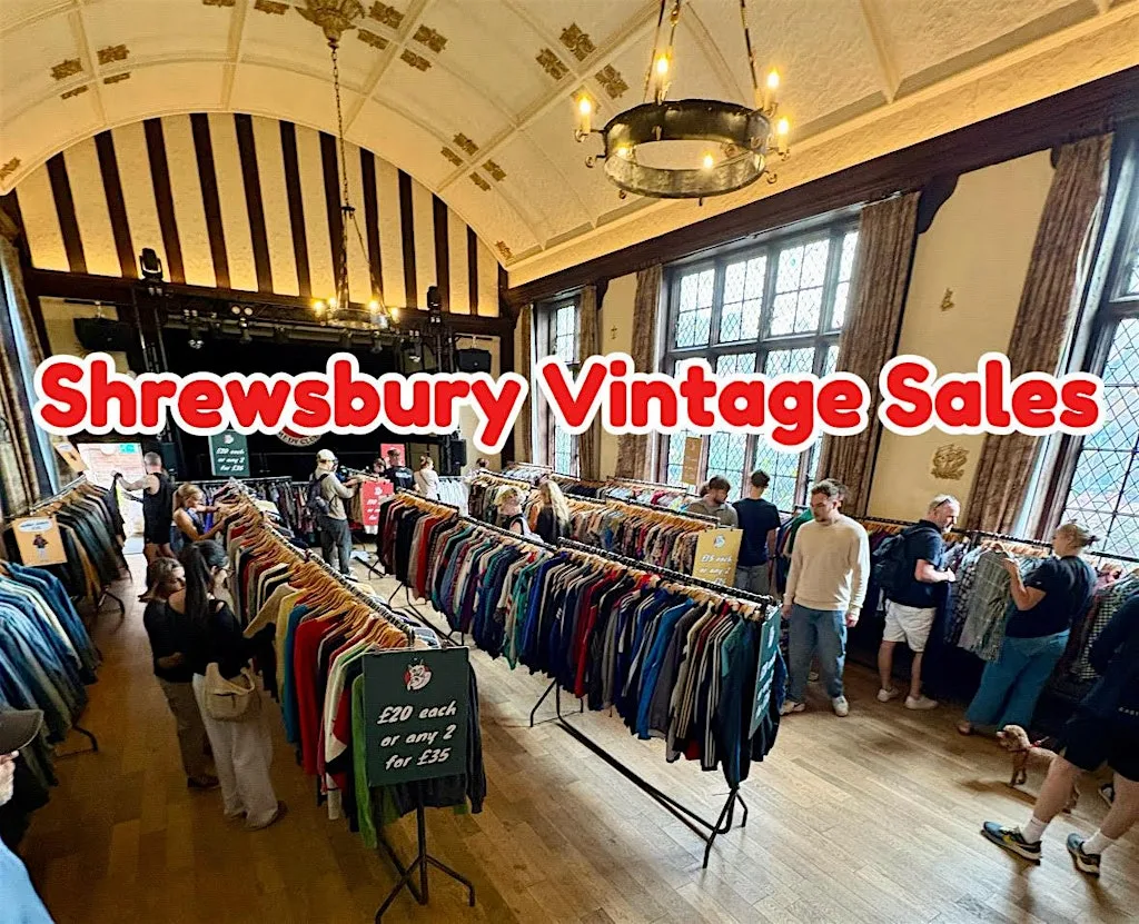Shrewsbury Headlock Vintage Clothing Sale at Morris Hall