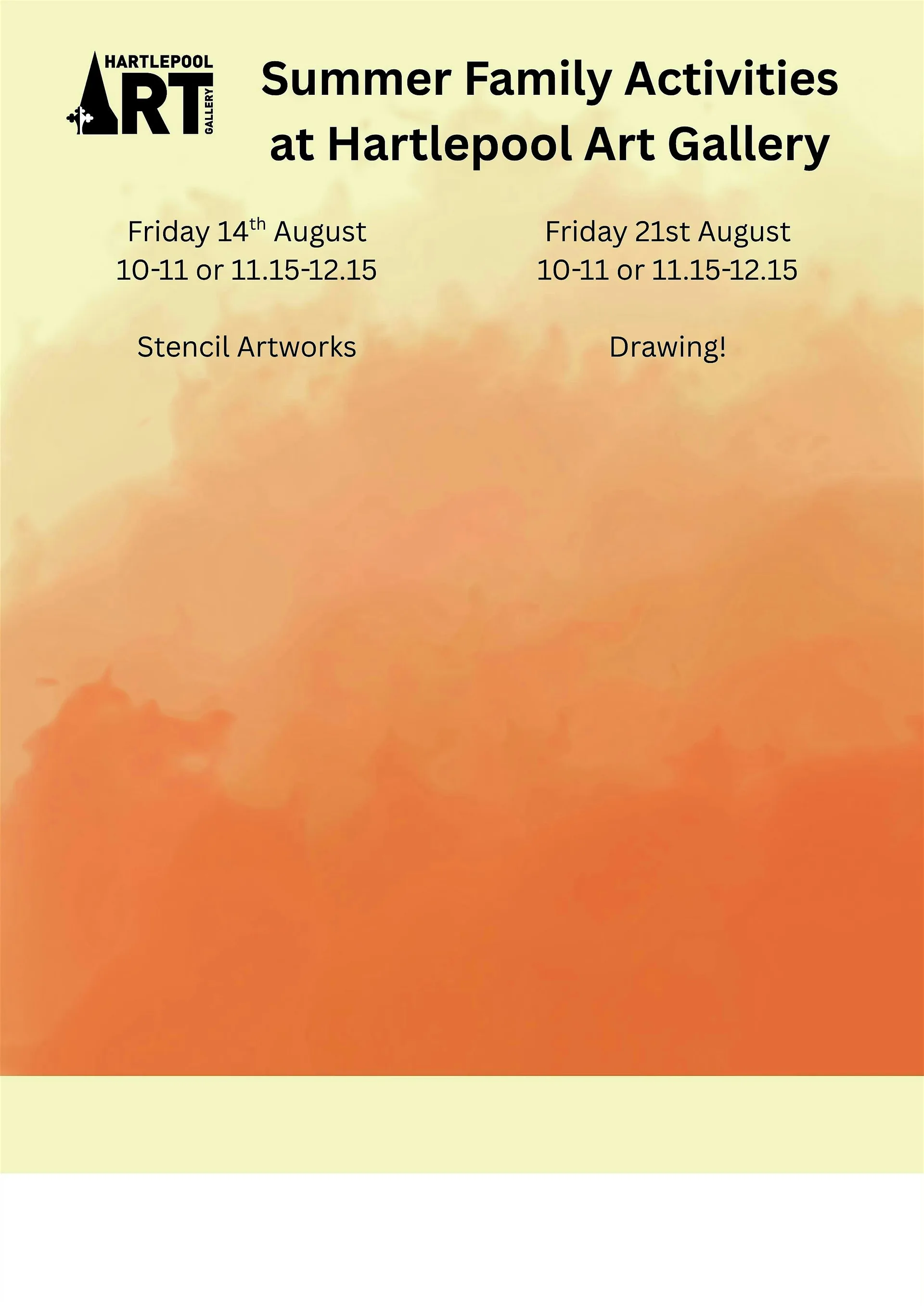 Summer Family Session - Stencil Artwork - 10am session