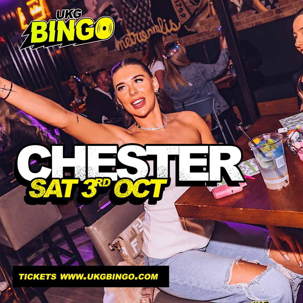 UKG Bingo Sat 3rd October Chester at Rosies - Chester