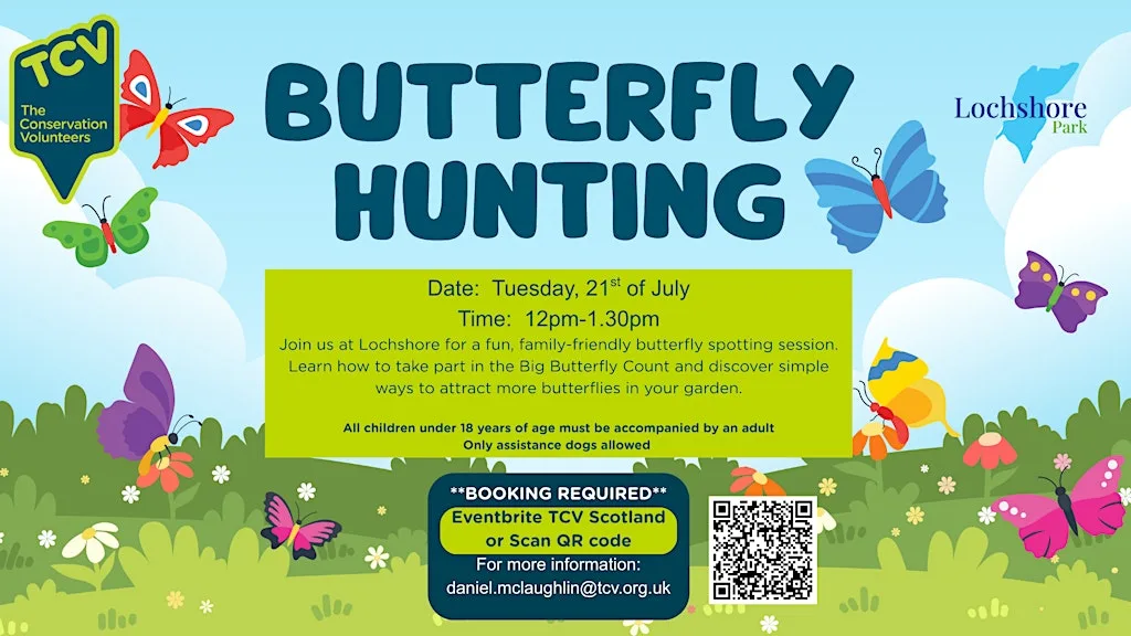 Butterfly Hunt Event - Lochshore Park at Lochshore park