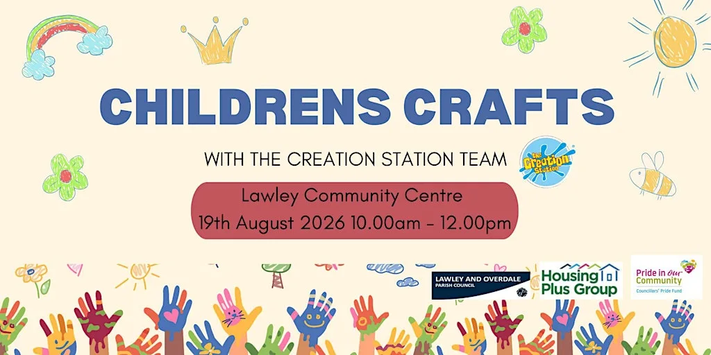 Children's Crafting with Creation Station at Lawley Community Centre. at Lawley Community Centre
