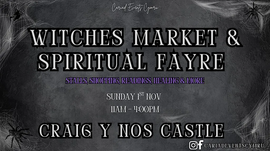 Witches Market & Spiritual Fayre at Craig Y Nos Castle