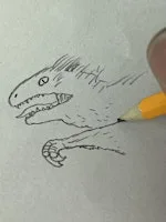 Sketch-a-saurus (Art activity) at Hugh Miller's Birthplace Cottage & Museum