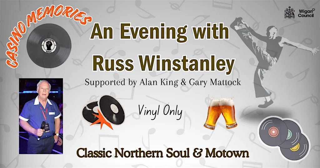 Casino Memories. An Evening with Russ Winstanley at Leigh Library at Leigh Library