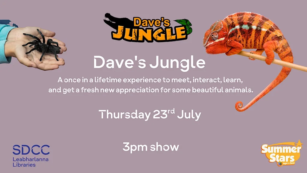 Dave's Jungle 3pm show at Ballyroan Library