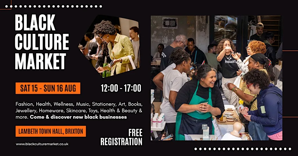 Black Culture Market - Summer Market - August at Assembly Hall, Lambeth Town Hall
