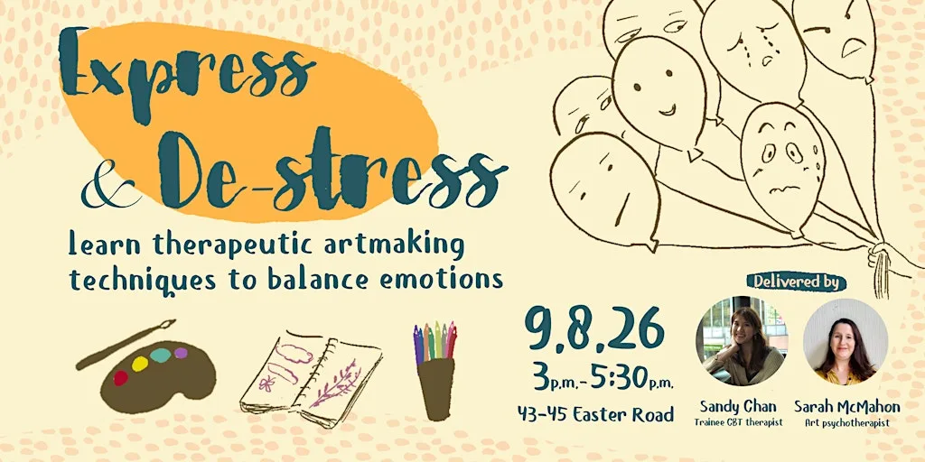 Express and De-stress at Creative Arts Therapies Space CIC