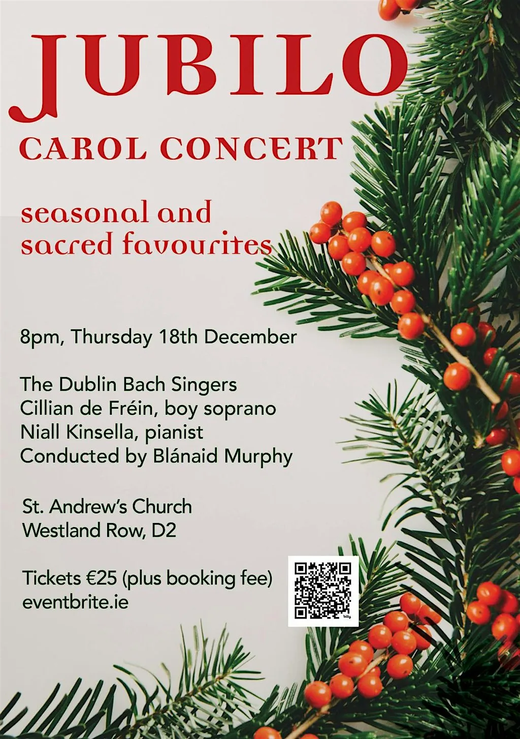 Jubilo - Christmas Concert at St Ann's Church of Ireland