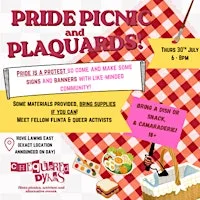Pride Picnic & Plaquards at Hove Lawns - Brighton & Hove