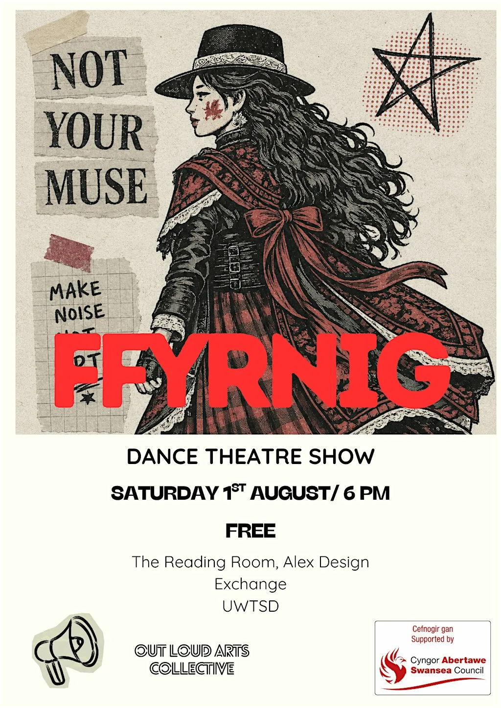 Ffyrnig Dance Theatre Show at Alex Design Exchange, UWTSD