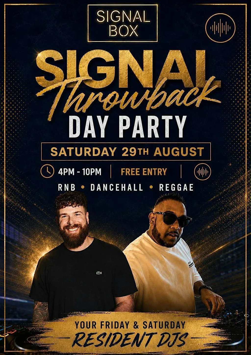 THE ULTIMATE - THROWBACK- DAY- PARTY at The Signal Box