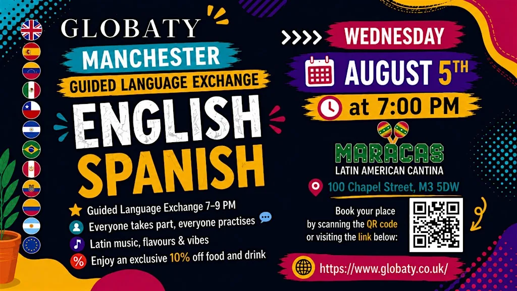 Manchester Guided English – Spanish Language Exchange