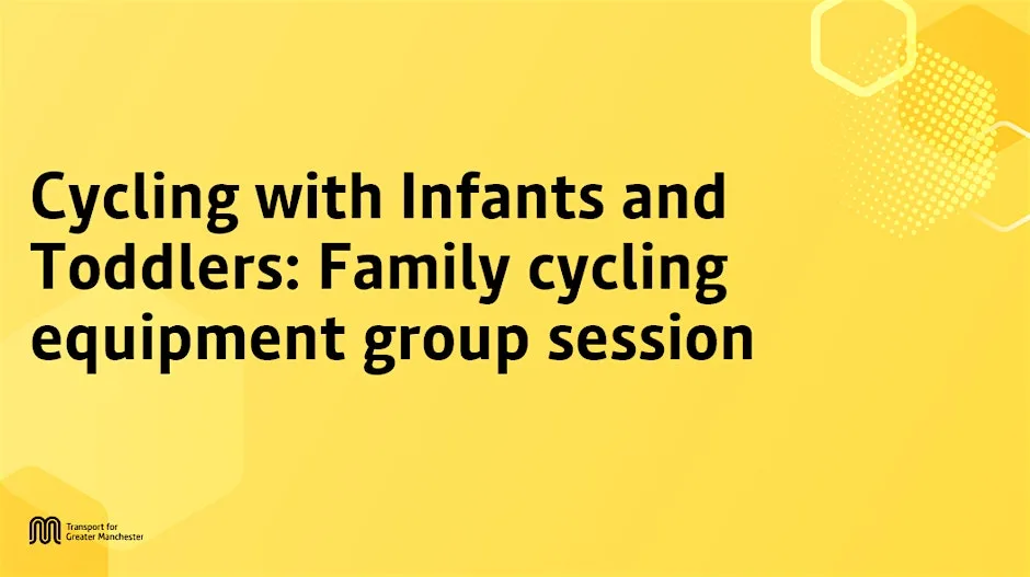 Cycling with Infants and Toddlers: Family cycling equipment group session at Haslam Park