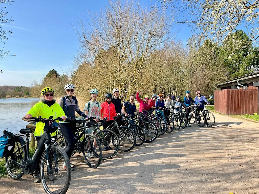 Tuesday evening cycle to Rushcliffe Country Park at Wilford Bridge