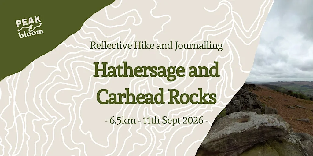 Hathersage | Peak District | Reflective Hike and Guided Journaling at Oddfellows Road Car Park - DDDC