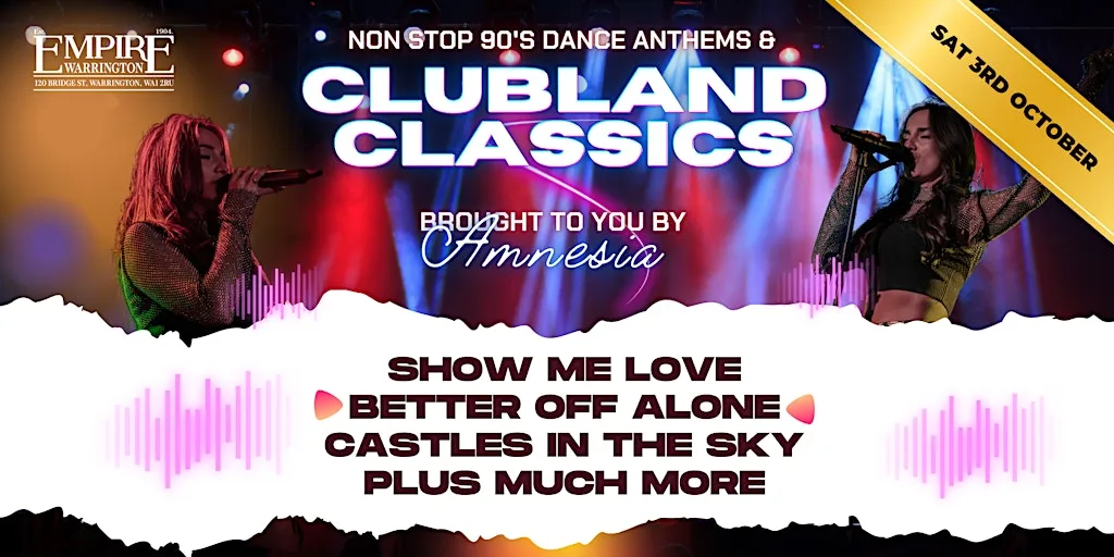 Amnesia - Club Classics with Live Band