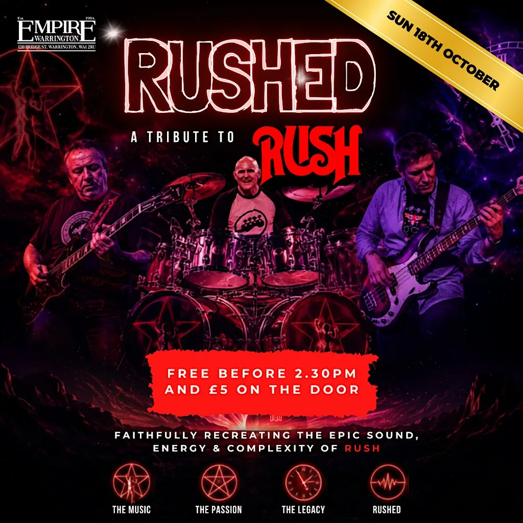 Rush Tribute Band - Rushed