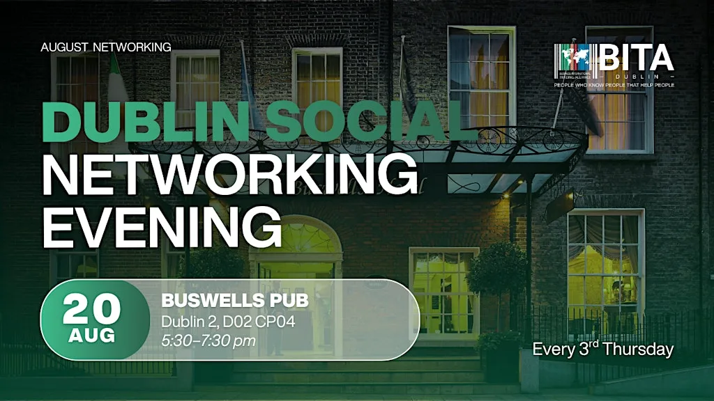 Dublin Social Networking Evening at Buswells