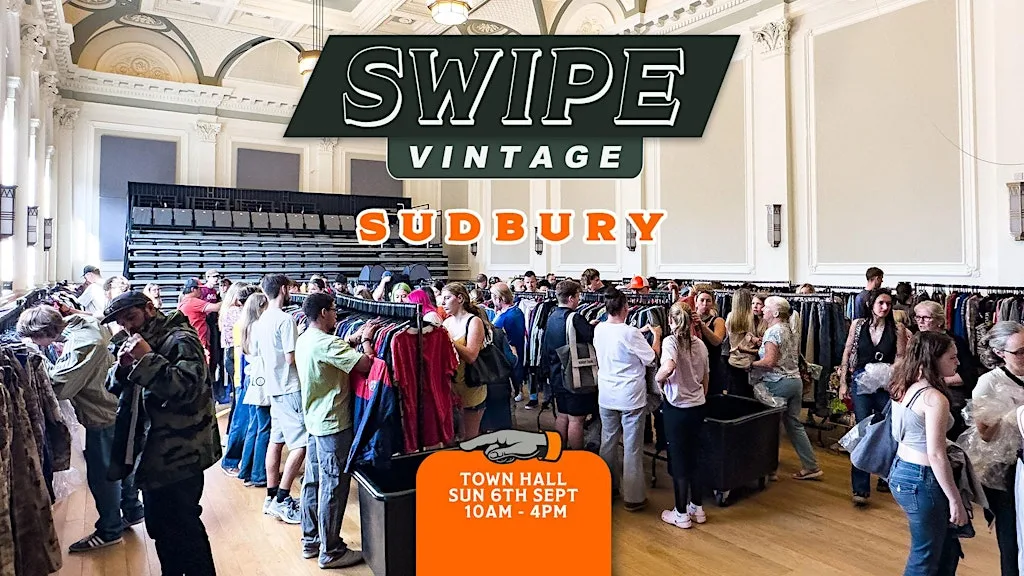Swipe Vintage x Sudbury Kilo Sale at Town Hall