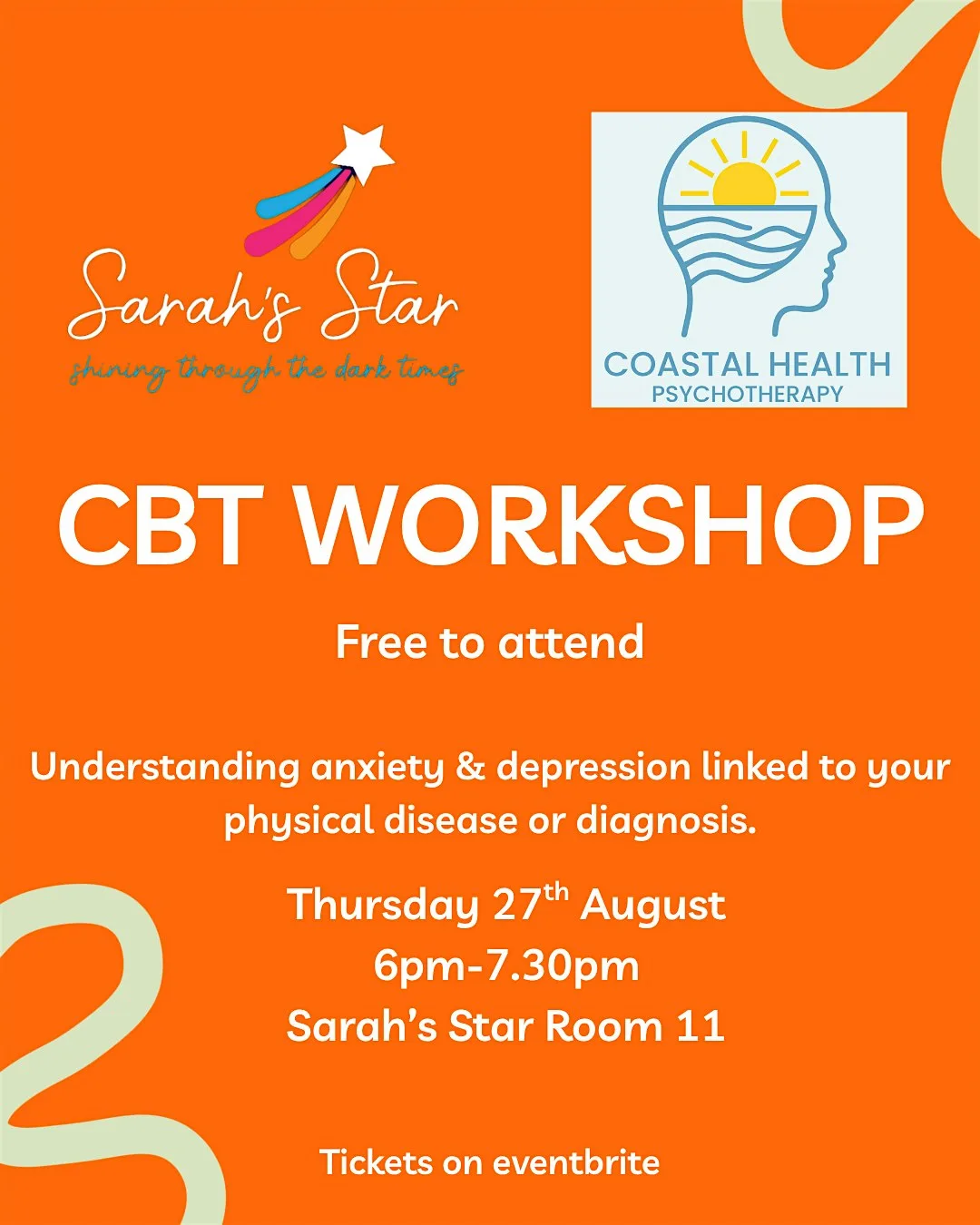 CBT Workshop - Sarah's Star Charity at Linskill Centre