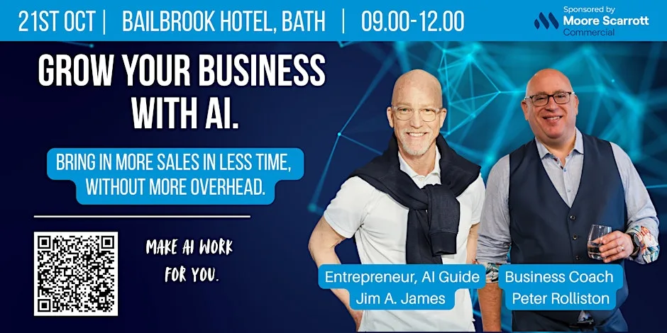 How to use AI to grow your business inside 7 days. at Bailbrook House Hotel