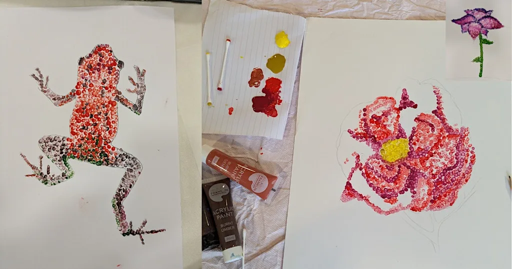 Dotty Art for Dotty People (An Intro to Pointilism) at Swamp